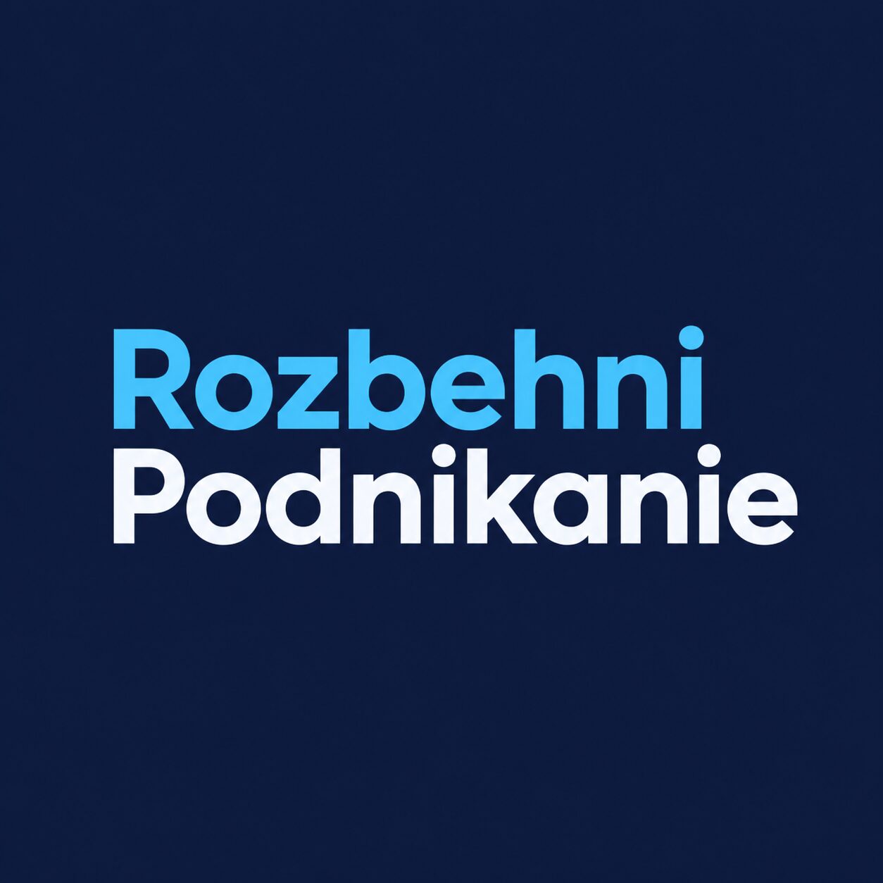 Rozbehni podnikanie logo